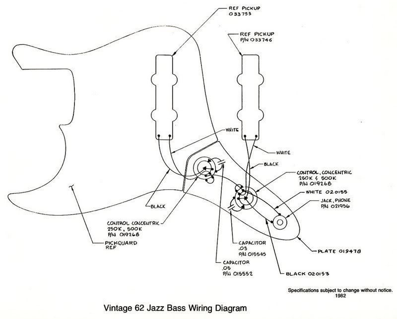 [32+] 62 Jazz Bass Wiring Diagram