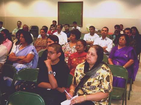 Talk on Effective Communication in Marriage conducted by the Young Adults in Christ Fellowship in the premises of the Catholic Holy Family Cathedral, Kuwait City