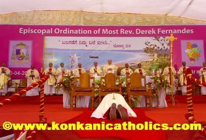 Photos of the Episcopal Ordination of Bishop Derek Fernandes, Karwar - April 20, 2007