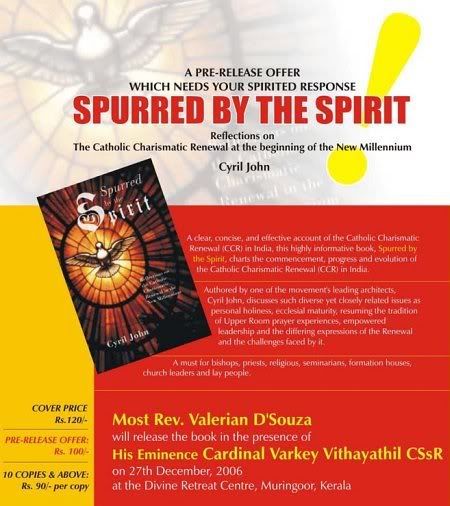 Spurred by the Spirit by Cyril John - Reflections on the Catholic Charismatic Renewal at the beginning of the New Millenium