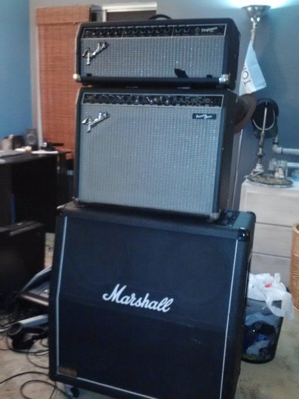 Trying to use combo amp as extension cab...it's complicated! DIY (Do