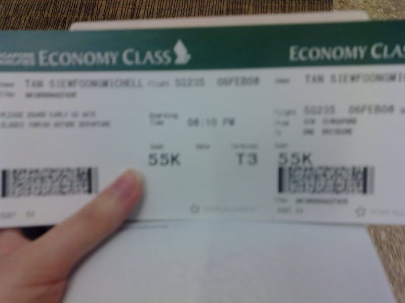 boarding ticket
