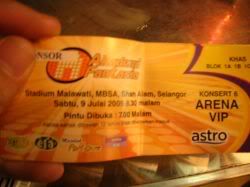 tiket AF diambil tanda bodo babi
