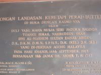 Stesen ketapi ni dirasmikan oleh Sultan Terengganu,Agung masa tu (1967)