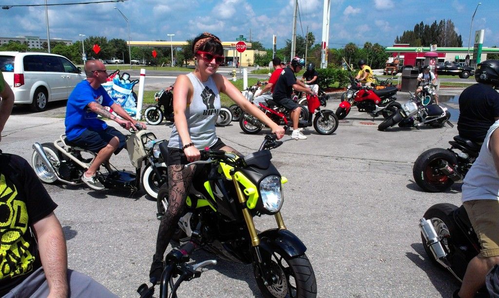 honda grom girl