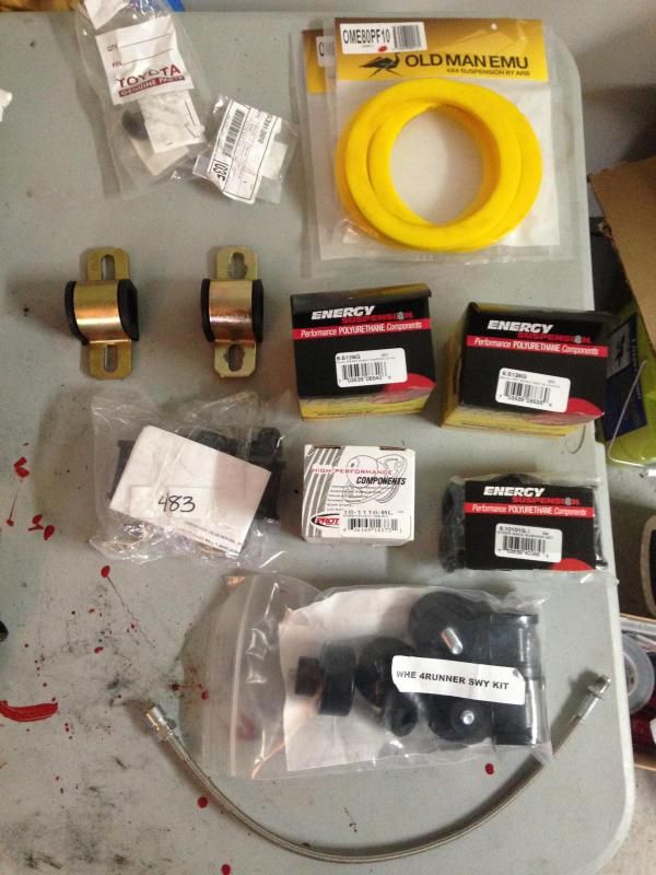 4th/3rd Gen Poly Swaybar Bushings, Trim Packers, etc VA Toyota