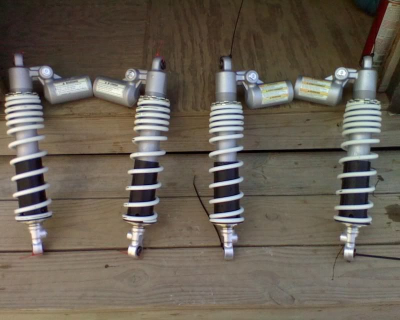 Suzuki LTR front shocks on a RZR. Polaris RZR Forum RZR
