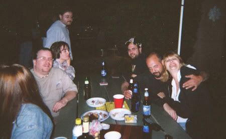 Memorial Day party.  Mom and Jer bein' drunky!