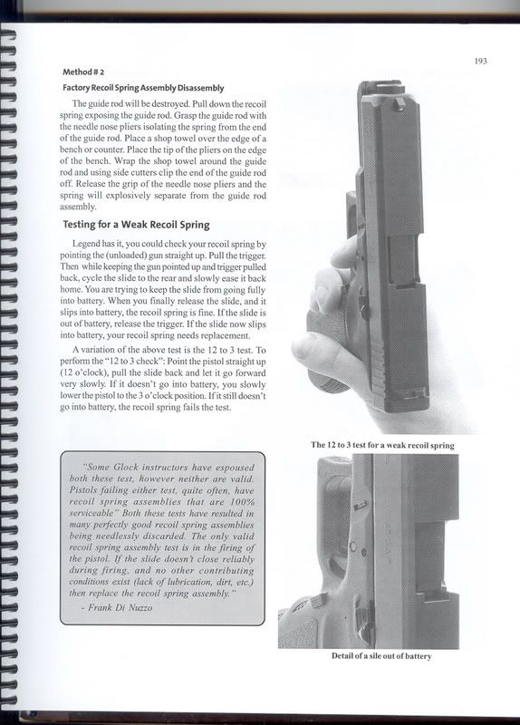 How often to replace recoil spring assembly?