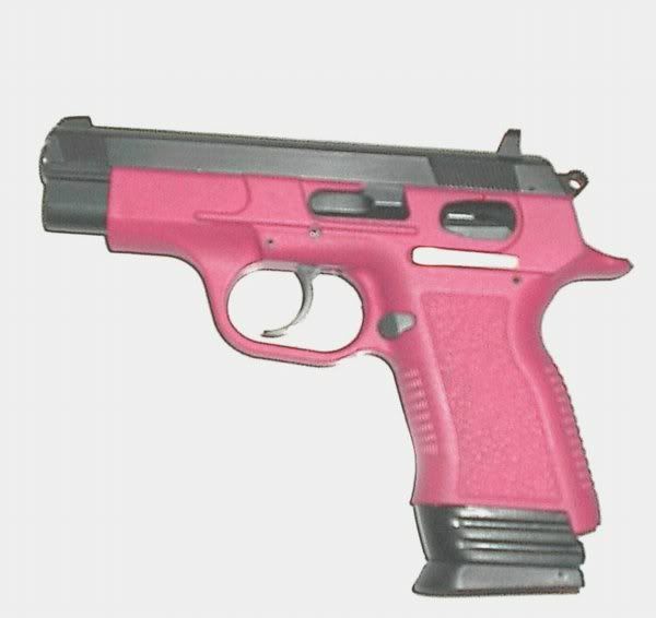 pink 9mm pistol