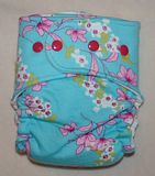 Custom One Size Fitted Diaper *You pick fabrics* 