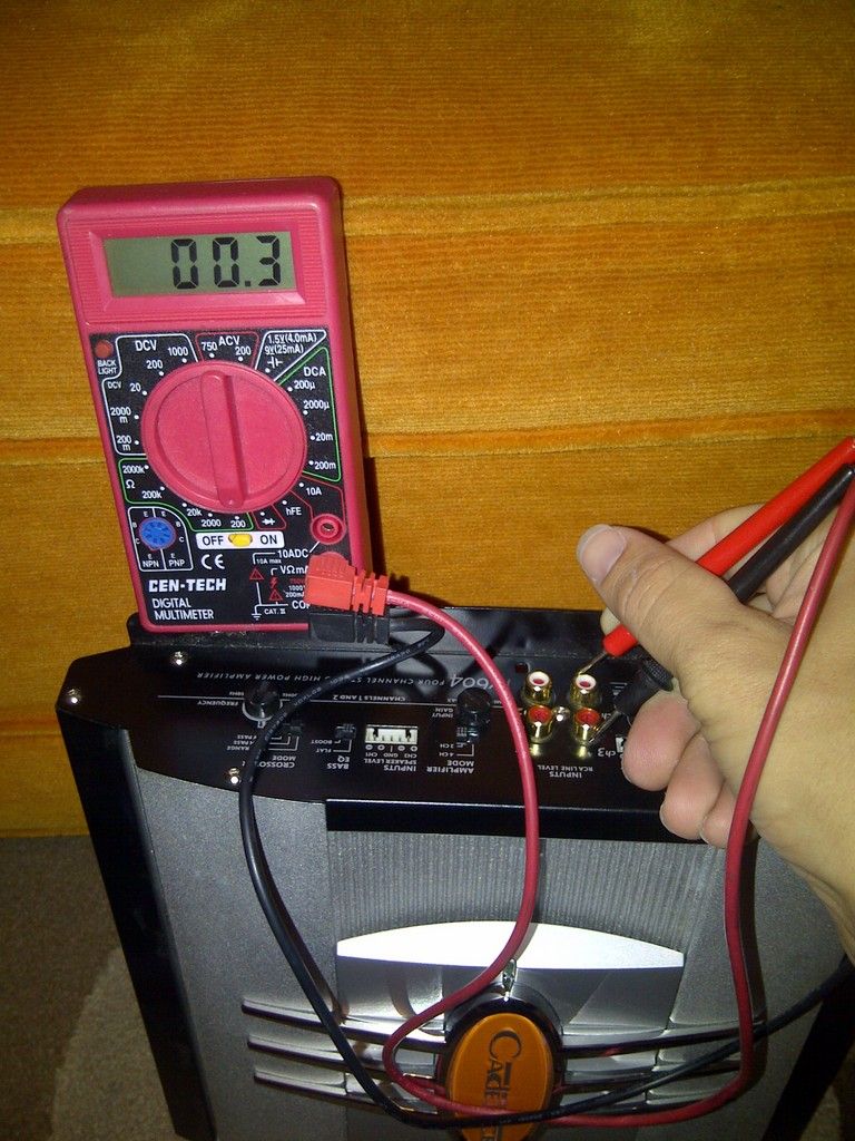 Alternator whine/low crackling Amplifier being the source