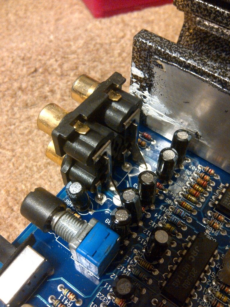 Alternator whine/low crackling Amplifier being the source