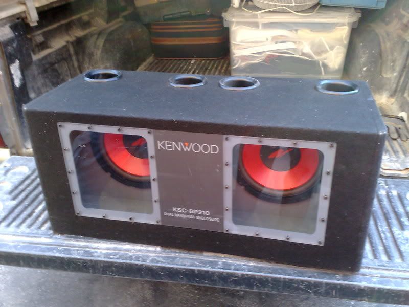 FS For sale is a Kenwood KSCBP210 Dual 10 inch sub woofer box with