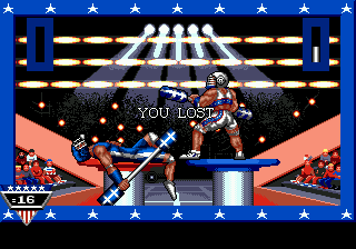 American Gladiators for Sega Genesis -- The JOUST