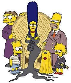 Simpsons Adams Family Pictures, Images and Photos