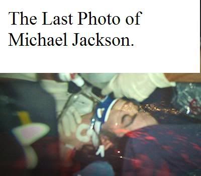 The Last Photo of Michael Jackson