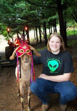 My daughter (Marisa) is the new ADGA Youth Rep - Goats