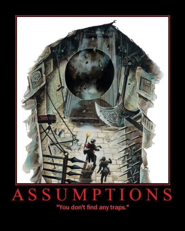 quotes about assumptions. Damp;De-Motivators in the
