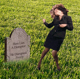 dancing on grave