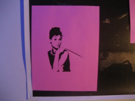 Stencil Audrey Hepburn Antes