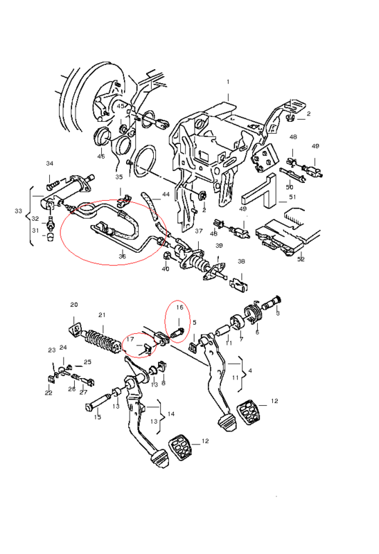 WTB Manual VR6 clutch line/hose