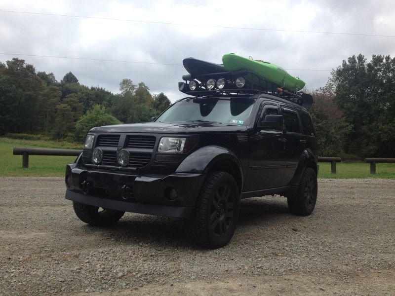 dodge nitro front bumper off road