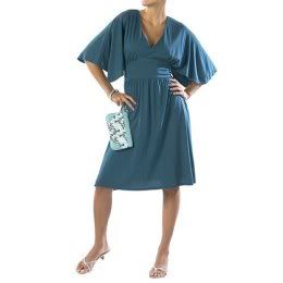 kimono dress teal