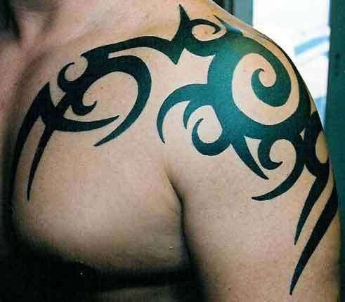 tribal arm tattoos. traditional tribal arm tattoo