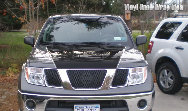 Carbon fiber hood nissan frontier #7