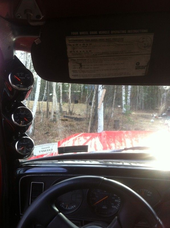 Pics of custom 1st gen gauge pods Cummins Diesel Forum