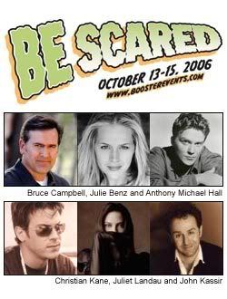 BE Scared logo and line-up [photos: Booster Events]