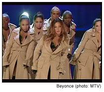 Beyonce at the MTV Video Music Awards (photo: MTV)