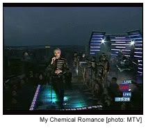 My Chemical Romance at the MTV Video Music Awards (photo: MTV)