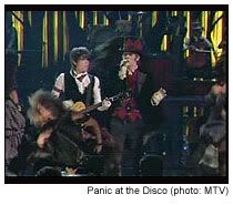 Panic at the Disco at the MTV Video Music Awards (photo: MTV)