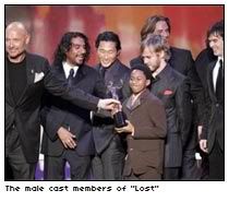 the cast of Lost wins a SAG award [photo: SAG/TNT]