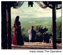 Inara meets the Operative in the movie Serenity [Universal Pictures]