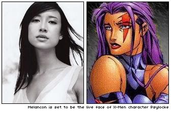 Mei Melancon has been cast as the live face of Psylocke in the upcoming movie X-Men 3 [photo: publicity photo / Marvel Comics]