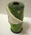Flannel/terry table towels- Green tye-dye