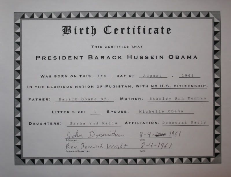 obama birth certificate. Obama Birth Certificate: The