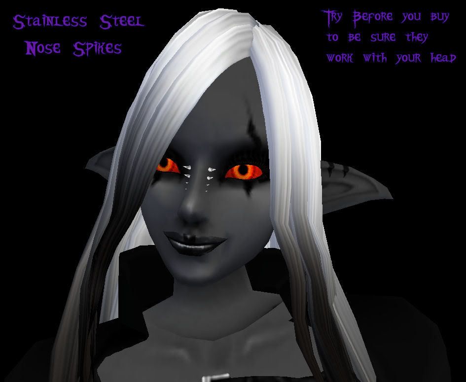 Stainless Steel Nose Spikes Ad IMVU