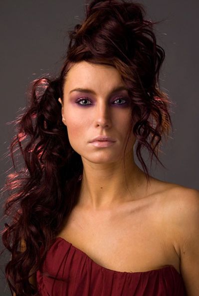 Cool Brunette Chocolate Hair Color Hairstyles 2010. Plumb-Toned Brunette