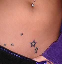 Best star tattoo on hip