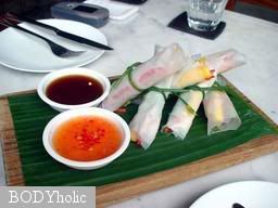 Vietnamese spring rolls