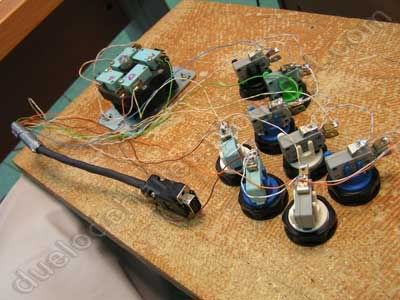 Todos los cables soldados