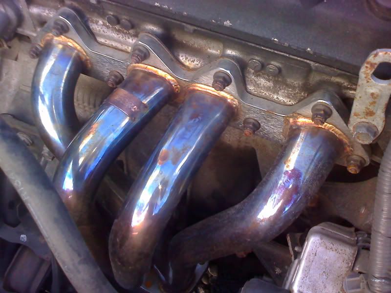 spoon headers wont fit on 4dr accord 6th Gen Accord DIY and
