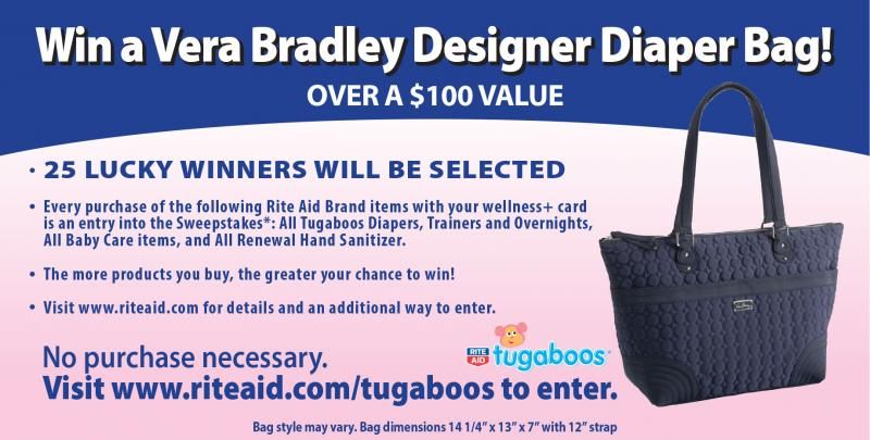 Vera Bradley Giveaway from Rite Aid with Tugaboos and Wellness Card