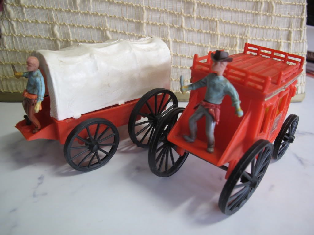 Covered Wagon And Stagecoach Timpo Style Vintage Toys 60s 70s | EBay