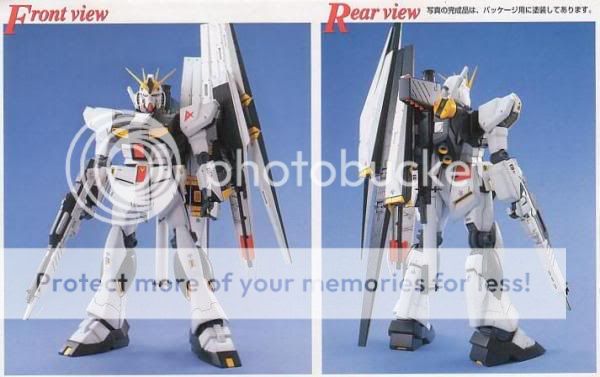 BANDAI MASTER GRADE RX 93 V GUNDAM MG 1/100 MODEL KIT  