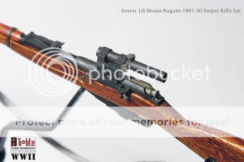 TI LITE WWII Soviet Mosin Nagant Sniper Rifle 1/6  